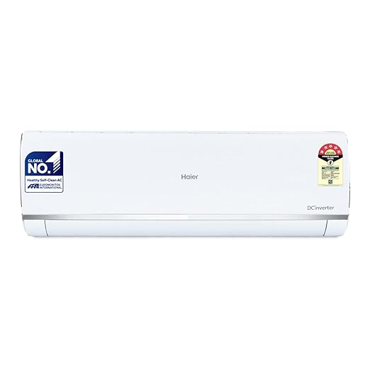 Review of Haier 1.5 Ton 5 Star Inverter Split AC (Copper, Convertible 7 in 1 Cooling Modes, Antibacterial Filter, 2023 Model, HSU18K-PYS5BE-INV, White)