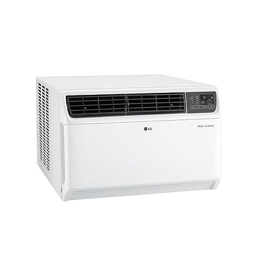 LG DUAL Inverter Window AC (1.5 Ton), 5 Star With Convertible 4-In-1 Cooling And Thin Q (Wi-Fi, White)