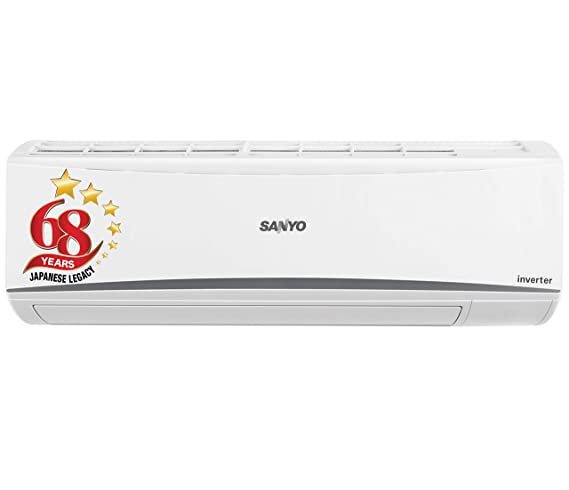 Sanyo 1 Ton 5 Star Inverter Split AC (Copper, 2021 Model, SI/SO-10T5SDIA White)