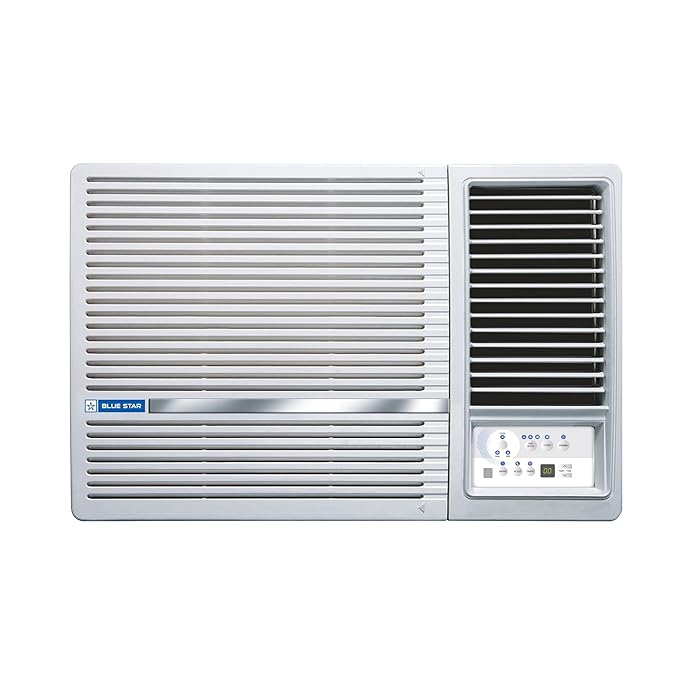 Review of Blue Star 1 Ton 3 Star Fixed Speed Window AC (Copper, Turbo Cool, Humidity Control, Fan Modes-Auto/High/Medium/Low, Hydrophilic Blue Fins, Dust Filters, Self-Diagnosis, 2023 Model, WFB312LN, White)