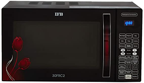 IFB 30 L Convection Microwave Oven (30FRC2, Floral Pattern) (Black)