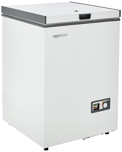 Amazon Basics Single Door Deep Freezer, 94 L, White