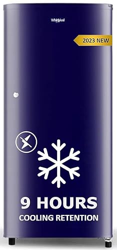 Whirlpool 184 L 2 Star Direct-Cool Single Door Refrigerator (205 WDE CLS 2S SAPPHIRE BLUE-Z, Sapphire Blue,blue,2023 Model)