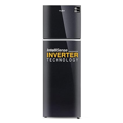 Whirlpool 259 L 2 Star IntelliFresh Inverter Frost Free Inverter Double Door Refrigerator (IF INV ELT 305GD CRYSTAL BLACK (2S) TL, 2023 Model)