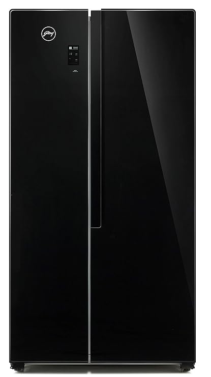 Godrej 564 L Multi Air Flow System, With Advanced Controls Frost Free Side-By-Side Refrigerator(RS EONVELVET 579 RFD GL BK, Glass Black)