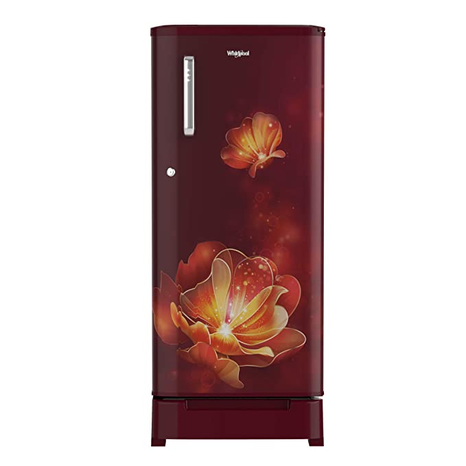 Review of Whirlpool 190 L 4 Star Inverter Direct-Cool Single Door Refrigerator with IntelliSense Inverter Technology(WDE 205 ROY 4S INV, Wine Radiance, Base-Stand with Drawer)
