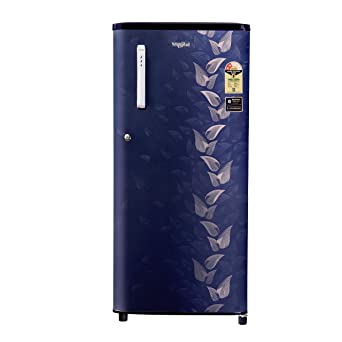 Review of Whirlpool 190 L 2 Star Direct-Cool Single Door Refrigerator (WDE 205 CLS PLUS 2S, Sapphire Fiesta, Toughened Glass Shelves)