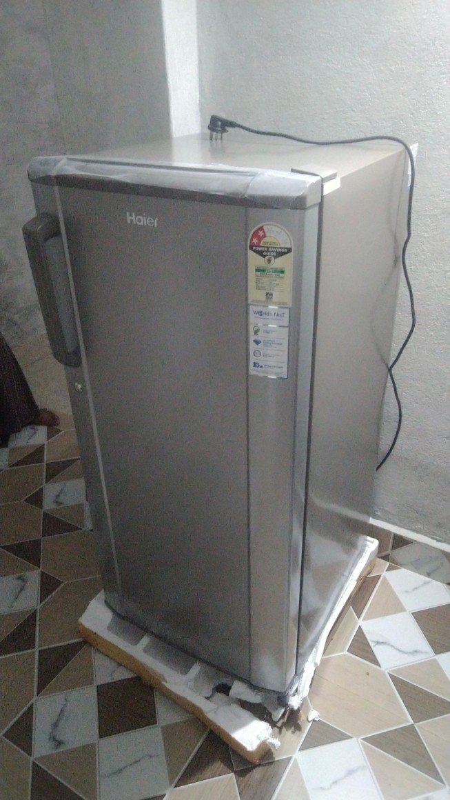 Haier 190 L 2 Star Direct-Cool Single Door Refrigerator (HED-19TMS, Moon Silver)
