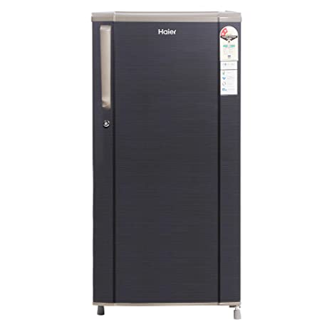 Haier 181 L 2 Star Direct-Cool Single Door Refrigerator (HED-1812BKS-E, Black Brushline)