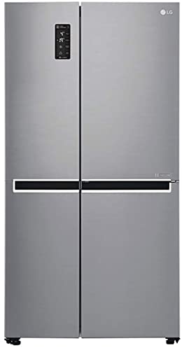 LG 687 L Frost Free Inverter Linear Side-by-Side Refrigerator (GC-B247SLUV, Platinum Silver III, Multi Air Flow)