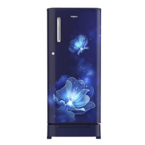 Whirlpool 190 L 4 Star Inverter Single Door Refrigerator with IntelliSense Inverter Technology (WDE 205 ROY 4S INV, Sapphire Radiance, Base Stand)