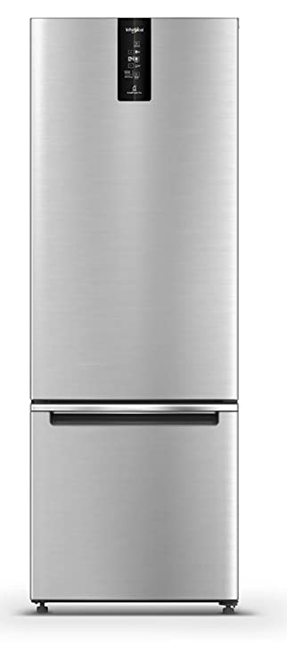 Whirlpool 355 L 3 Star Frost Free Double Door Refrigerator (IF PRO BM INV 370 ELT+, Omega Steel, Bottom Freezer)