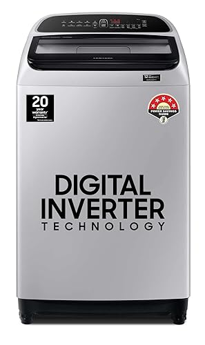 Review of Samsung 9 Kg Inverter 5 star Fully-Automatic Top Loading Washing Machine Appliance (WA90T5260BY/TL, Lavender Grey, wobble technology)