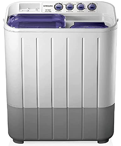 Review of Samsung 7.2 kg Semi-Automatic Top Loading Washing Machine (WT725QPNDMPXTL, White and Blue, Center Jet Pulsator)