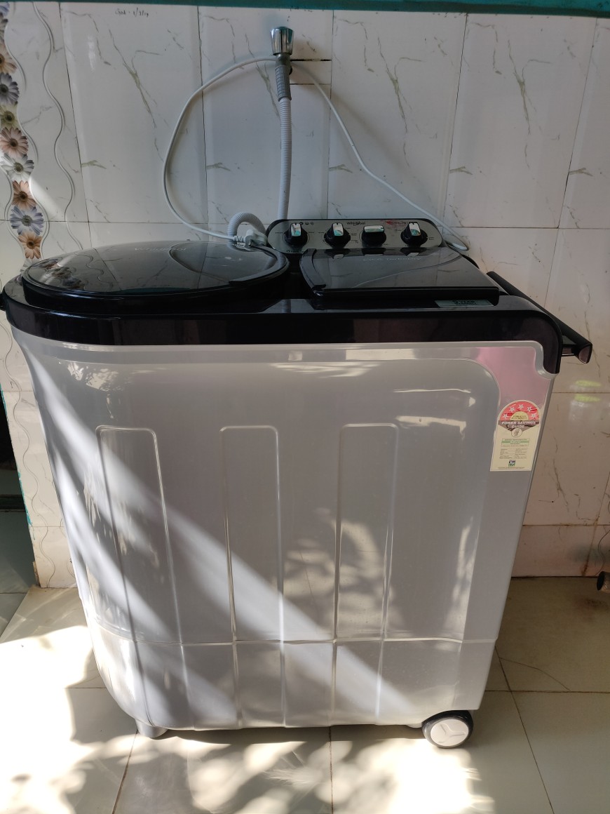 Whirlpool 8 Kg 5 Star Semi-Automatic Top Loading Washing Machine (ACE 8.0 TURBO DRY, Purple Dazzle)
