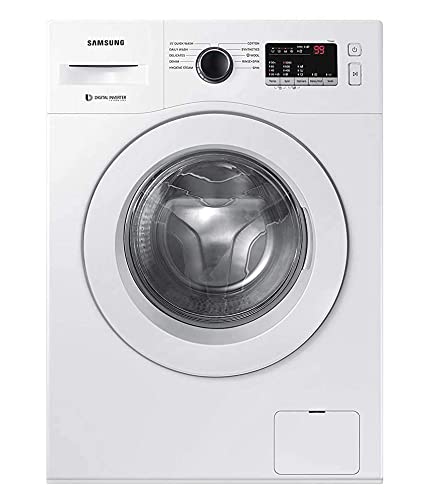 Samsung 6.5 Kg Inverter 5 Star Fully-Automatic Front Loading Washing Machine (WW65R20GLSW/TL, White, Hygiene Steam)
