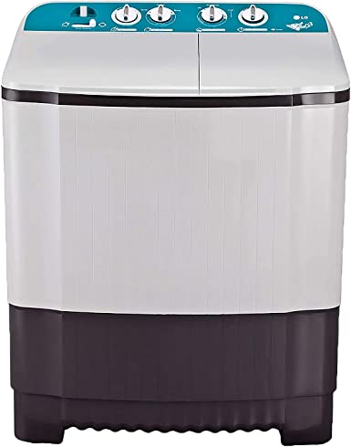 LG 6 कग सेमी-ऑटोमैटिक टॉप लोडिंग वाशिंग मशीन (P6001RG, डार्क ग्रे, रोलर जेट पल्सेटर)