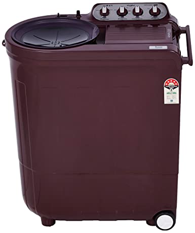 Whirlpool 7.5 Kg 5 Star Semi-Automatic Top Loading Washing Machine (ACE 7.5 TURBO DRY, Wine Dazzle)